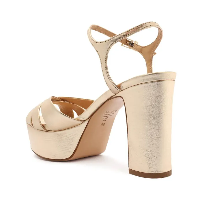 Sandals Keefa Sandal Gold Schutz Shoes Platforms Sandals Keefa Sandal Gold Schutz Shoes Platforms