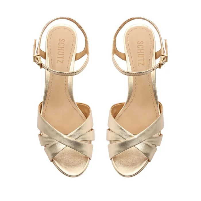 Sandals Keefa Sandal Gold Schutz Shoes Platforms Sandals Keefa Sandal Gold Schutz Shoes Platforms