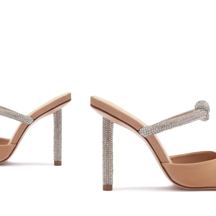 SandalsPumps Pearl Glam Pin Heel Pump Beige Schutz Shoes Pumps