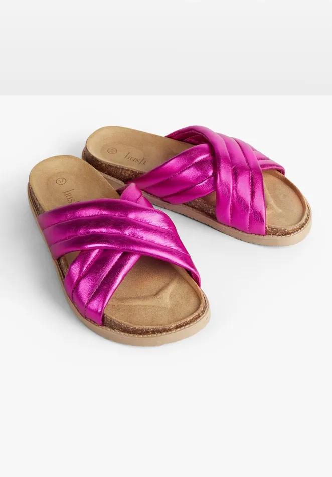 Sandals Women Hush Pemba Metallic Sandals Pink