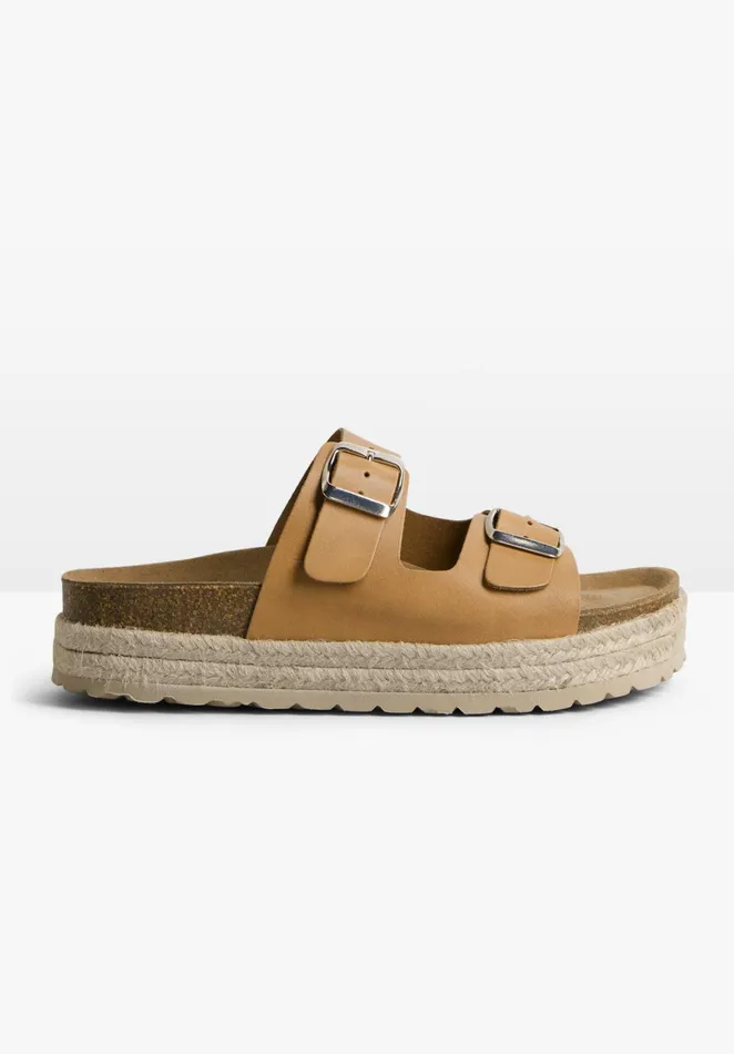Sandals Women Hush Woodstock Sandals Tan