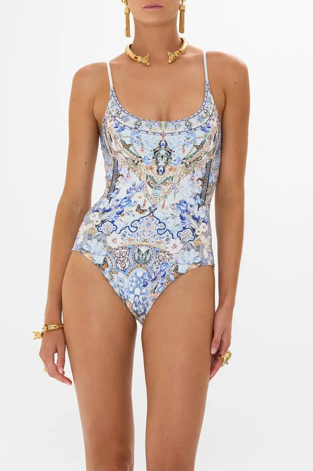 SCOOP NECK ONE PIECE AL MANIAL PALACE MEMOIRS Al Manial Palace Memoirs Womens Camilla One Pieces