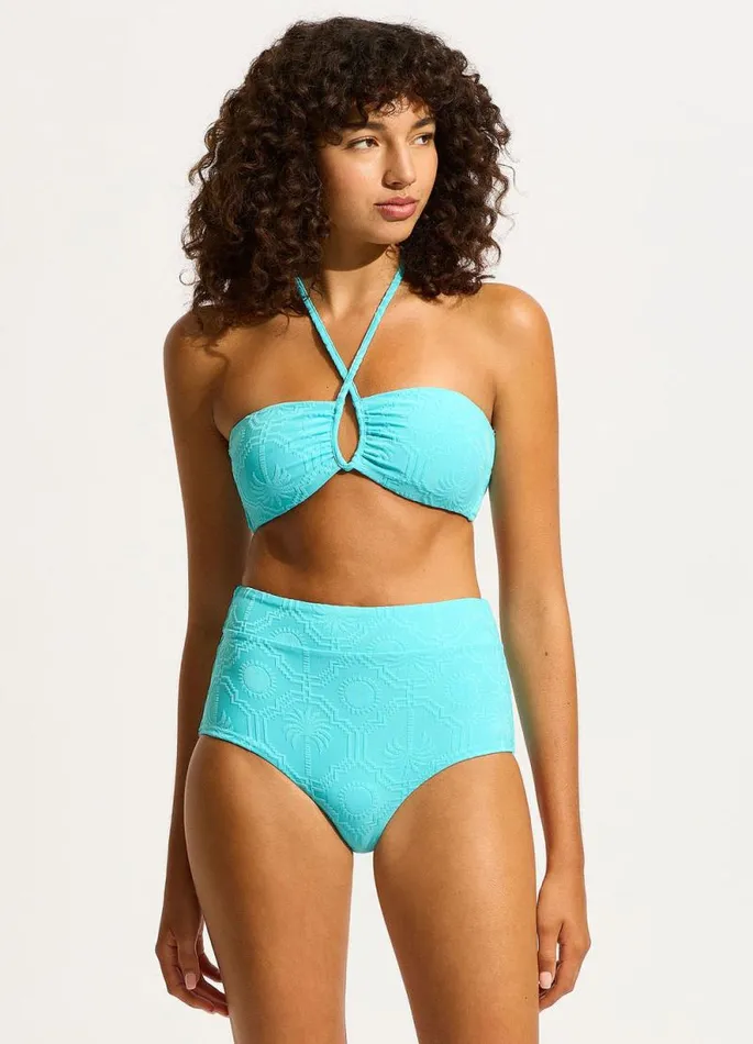 Seafolly Bandeau Women Oasis Diamond Wire Bandeau Bikini Top 8211 Atoll