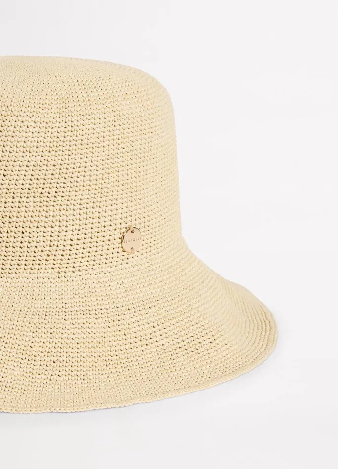 Seafolly Beach Hats Women Packable Raffia Bucket Hat 8211 Natural