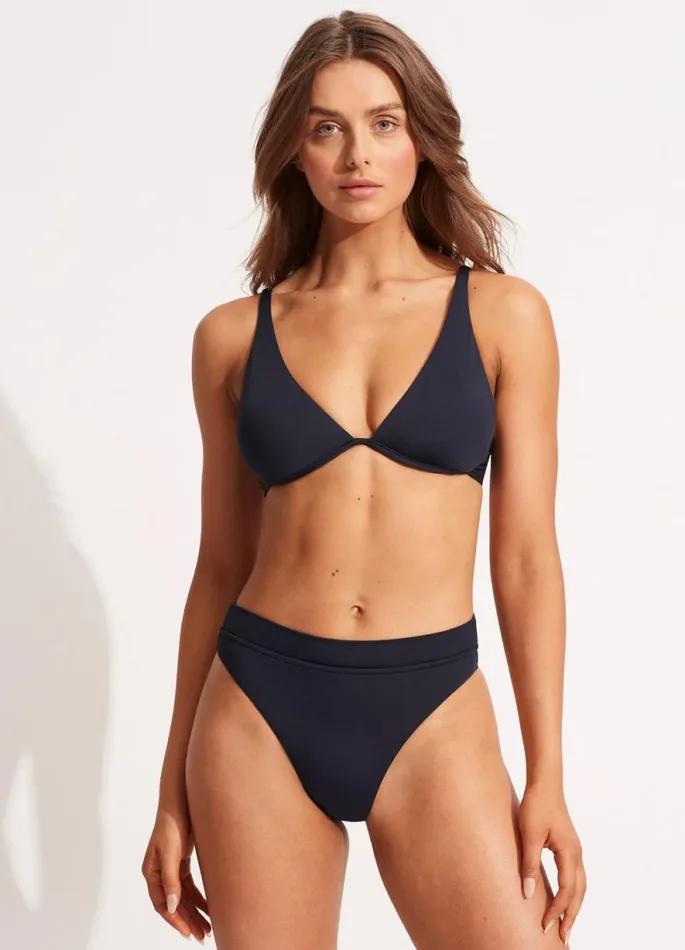 Seafolly High Cut Women Seafolly Collective High Rise Pant 8211 True Navy