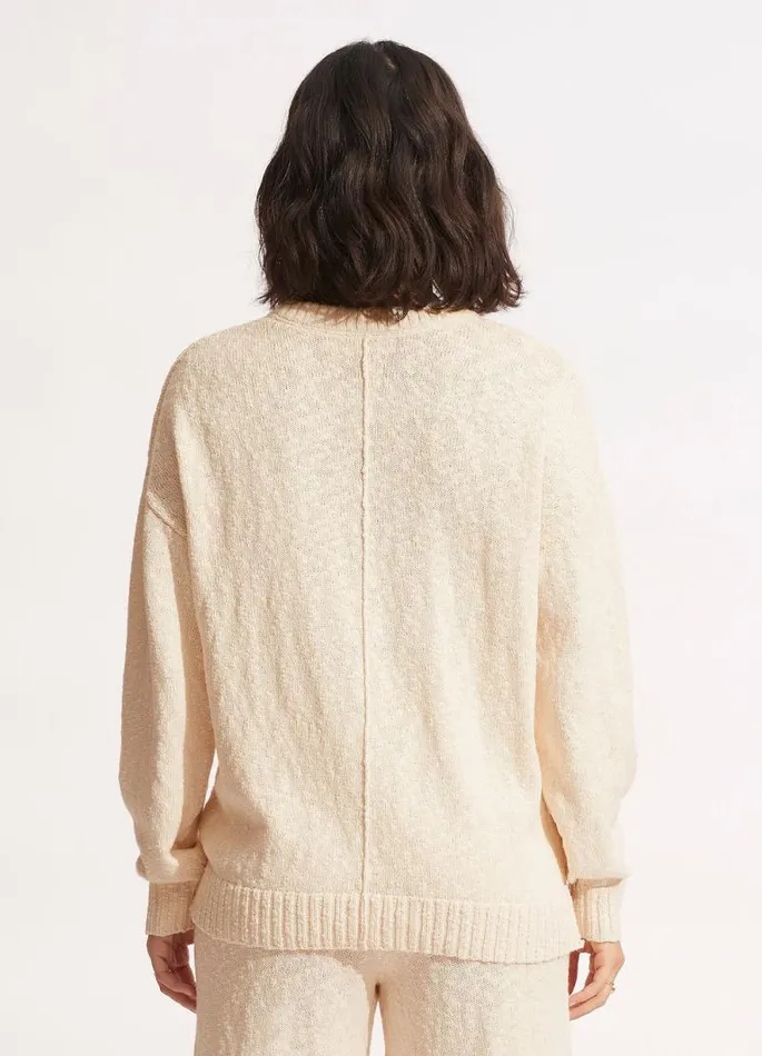 Seafolly Tops Women Boucle Sweater 8211 Sand