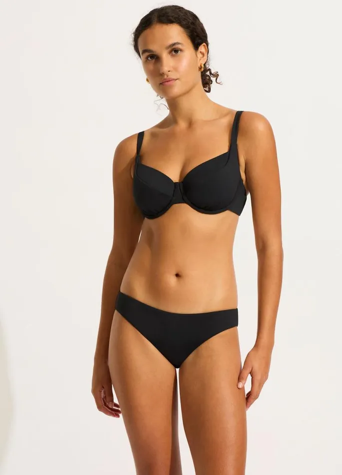 Seafolly Underwire Women Seafolly Collective DD Cup Underwire Bikini Top 8211 Black
