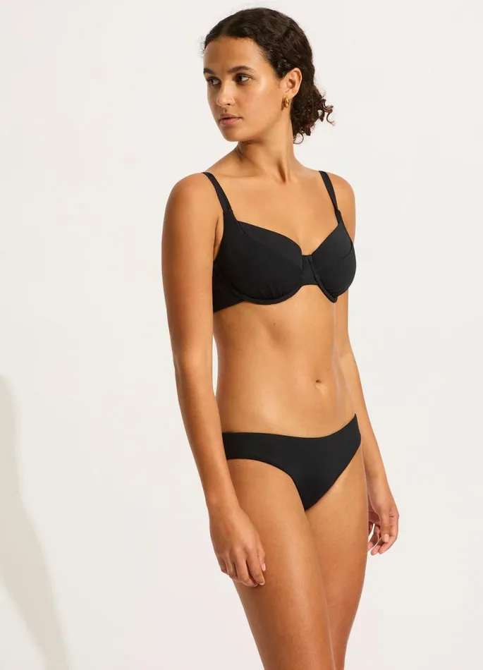Seafolly Underwire Women Seafolly Collective DD Cup Underwire Bikini Top 8211 Black