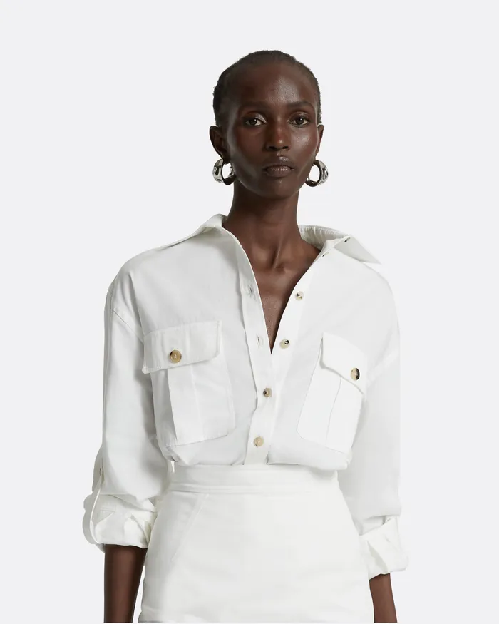 Sefa Ivory Top Ivory Tops Safiyaa Women