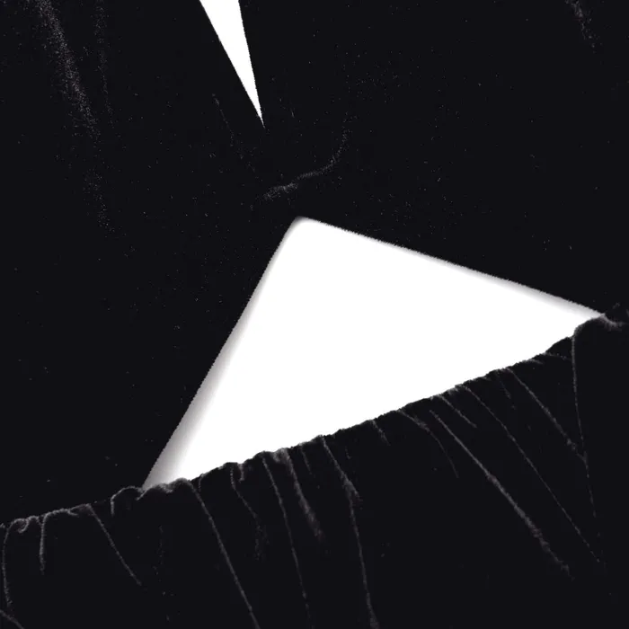 Self Portrait Dresses Women Black Velvet Peplum Maxi Dress