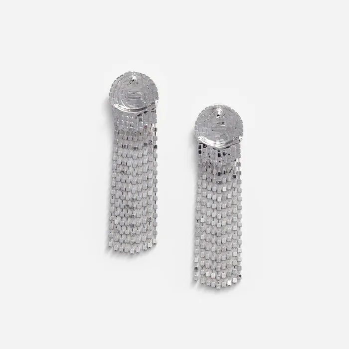 Self Portrait Jewellery Women Round Crystal Droplet Earrings
