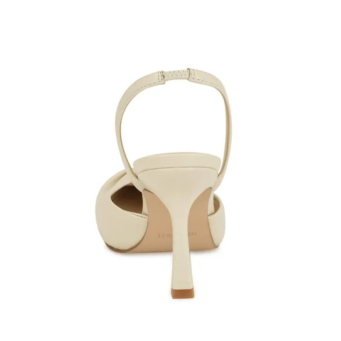 Shanti Slingback Pumps Ivory Women Nine West Heels Shanti Slingback Pumps Ivory Women Nine West Heels