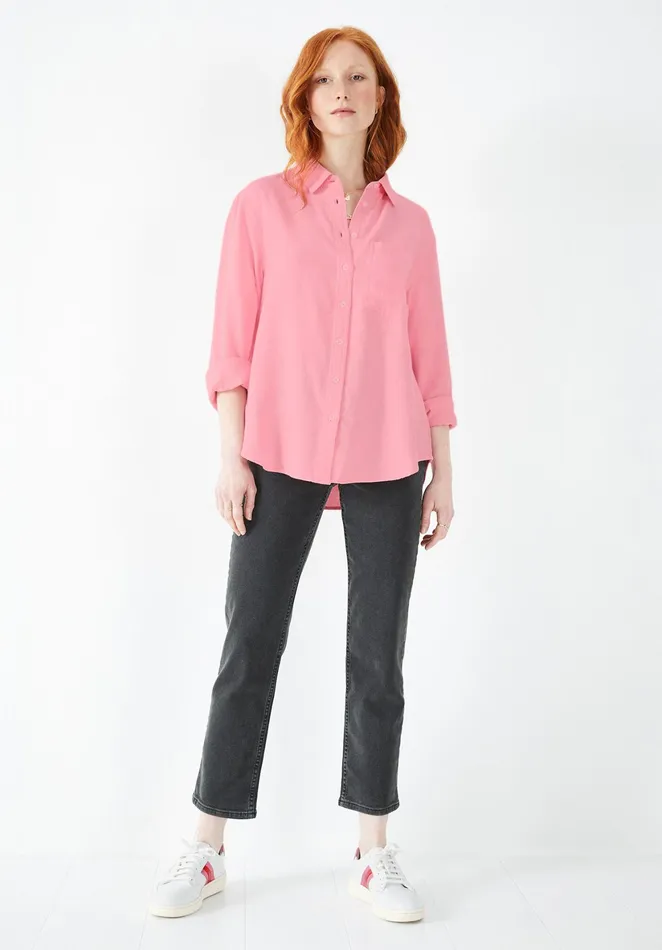 Shirts and Blouses Women Hush Alani Oversized Shirt Pink Melange