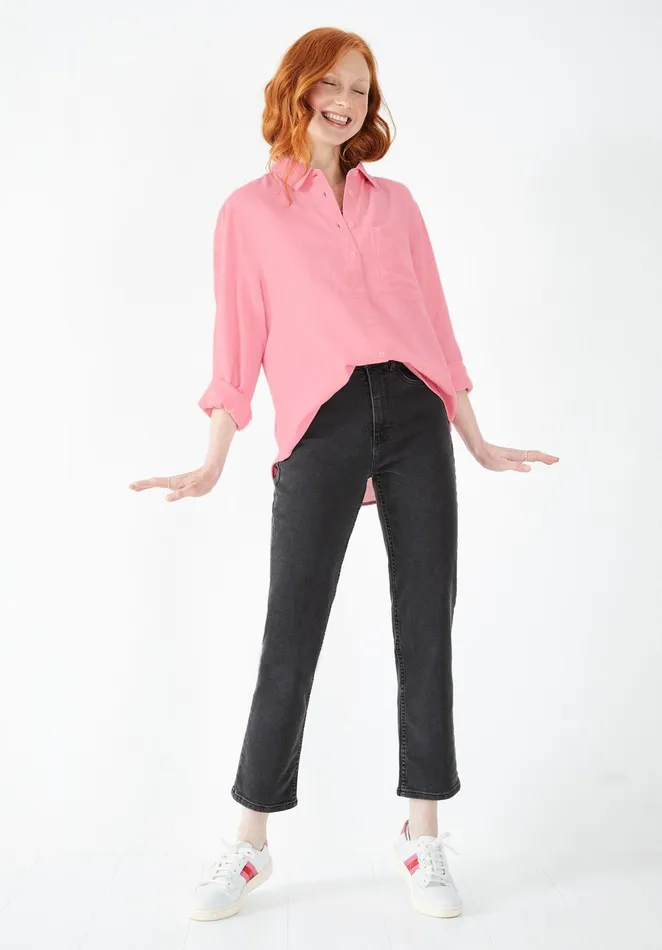 Shirts and Blouses Women Hush Alani Oversized Shirt Pink Melange