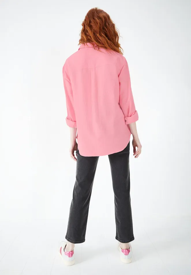 Shirts and Blouses Women Hush Alani Oversized Shirt Pink Melange