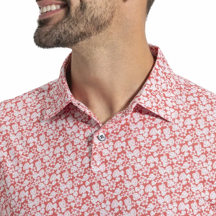 Shirts Men Hawaiian Floral Lisle FootJoy