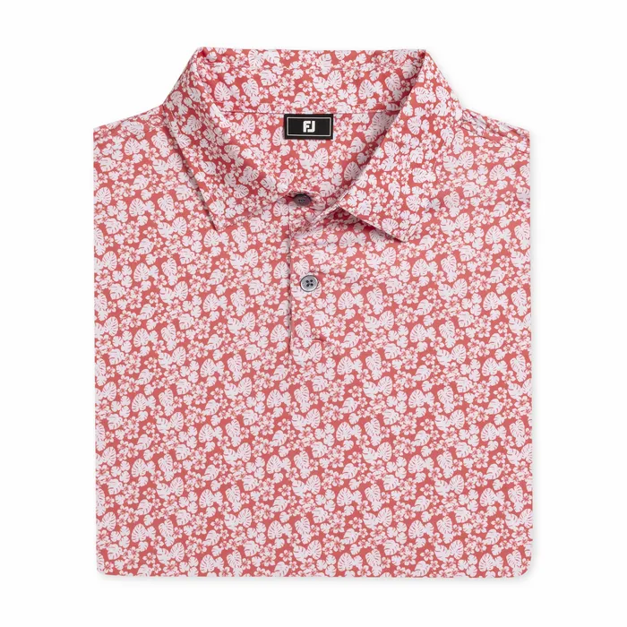 Shirts Men Hawaiian Floral Lisle FootJoy