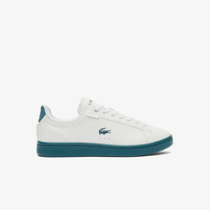 Shoes and Accessories Kids Lacoste Juniors039 Carnaby Pro Sneakers Whitedark Green 1r5