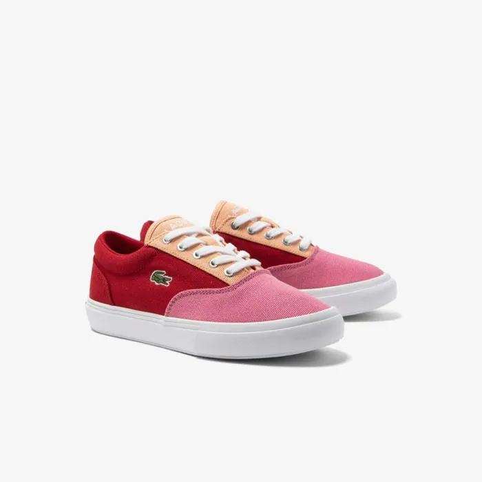 Shoes and Accessories Kids Lacoste Juniors039 Jump Serve Sneakers Dk Redpnk P1c Shoes and Accessories Kids Lacoste Juniors039 Jump Serve Sneakers Dk Redpnk P1c