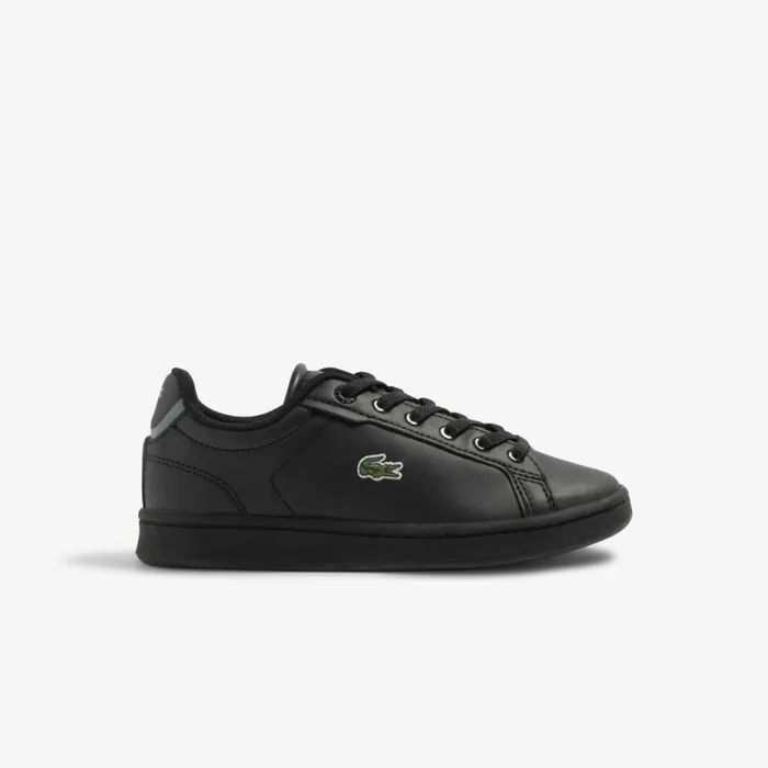 Shoes and Accessories Kids Lacoste Kids039 Carnaby Pro Fiber Sneakers Blkblk 02h