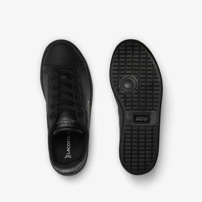 Shoes and Accessories Kids Lacoste Kids039 Carnaby Pro Fiber Sneakers Blkblk 02h