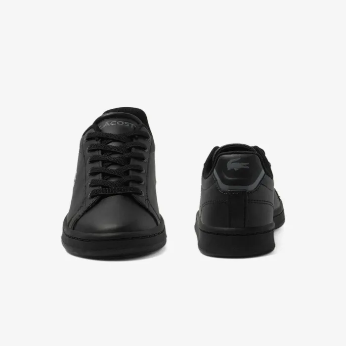 Shoes and Accessories Kids Lacoste Kids039 Carnaby Pro Fiber Sneakers Blkblk 02h