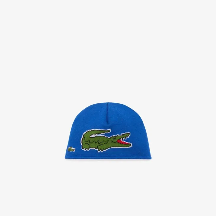 Shoes and Accessories Kids Lacoste Kids039 Wool Beanie With Large Crocodile Gentian Blue Jq0 Shoes and Accessories Kids Lacoste Kids039 Wool Beanie With Large Crocodile Gentian Blue Jq0