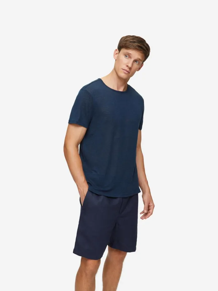 Short Sleeve TShirts Men Derek Rose TShirt Jordan 2 Linen Navy