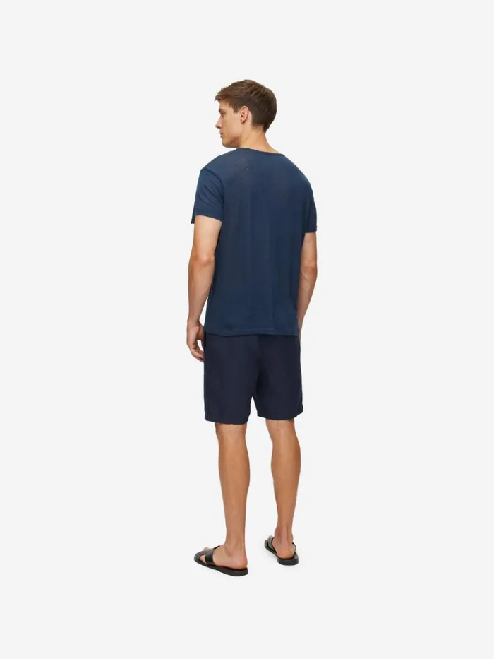 Short Sleeve TShirts Men Derek Rose TShirt Jordan 2 Linen Navy