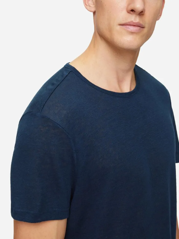 Short Sleeve TShirts Men Derek Rose TShirt Jordan 2 Linen Navy
