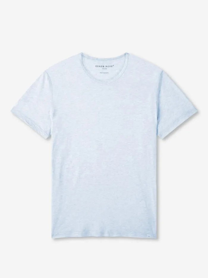 Short Sleeve TShirts Men Derek Rose TShirt Reece Cotton Blue