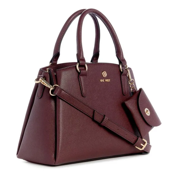 Siera Satchel Merlot Women Nine West Satchels and Shoulder Bags Siera Satchel Merlot Women Nine West Satchels and Shoulder Bags