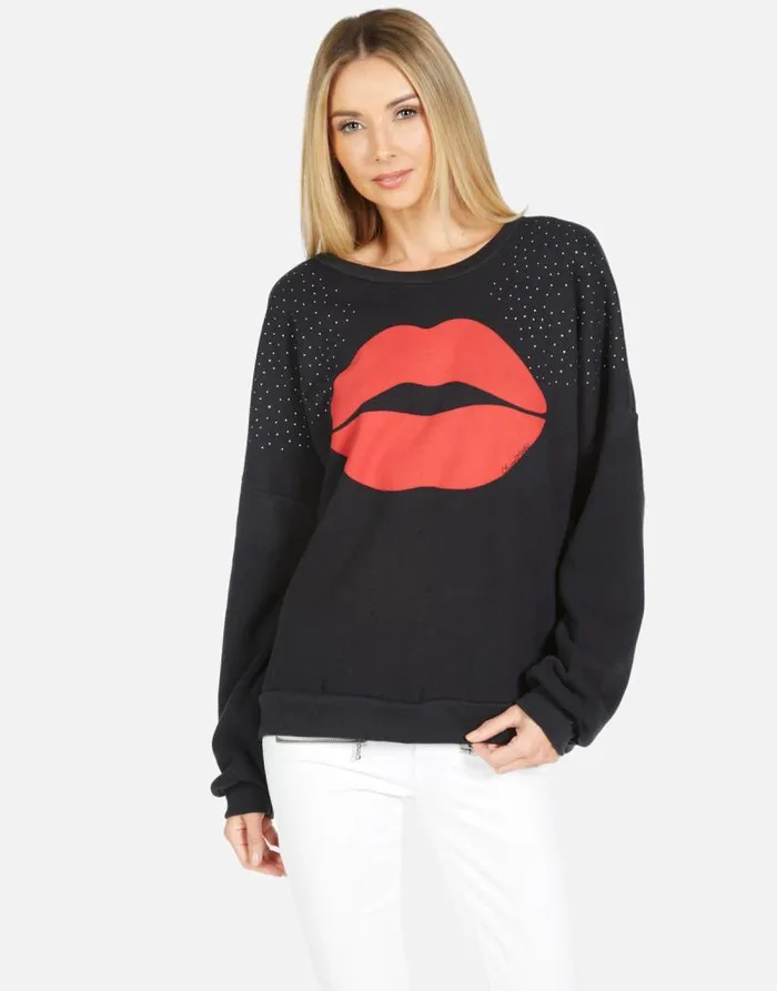 Sierra Red Kiss Black Women Lauren Moshi Long Sleeve
