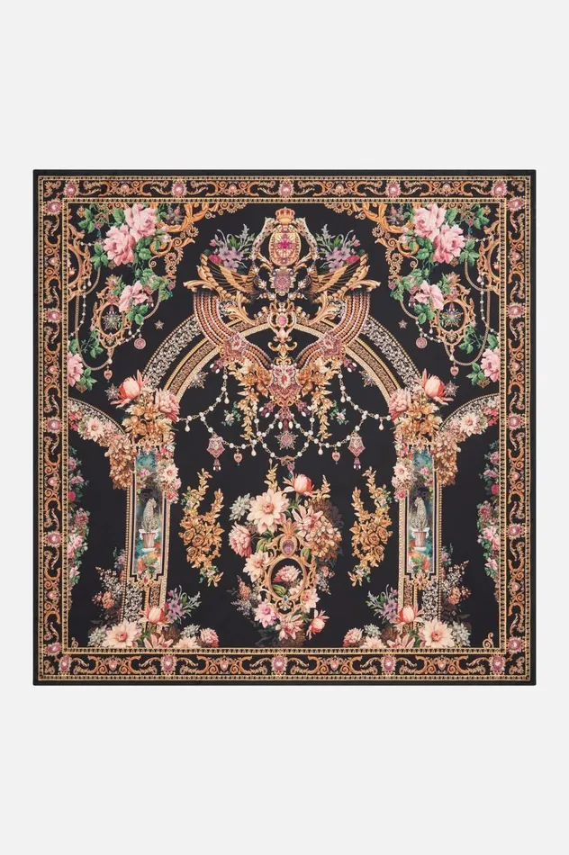 SILK SQUARE SCARF DYNASTY DAZE Dynasty Daze WomensMens Camilla Scarves