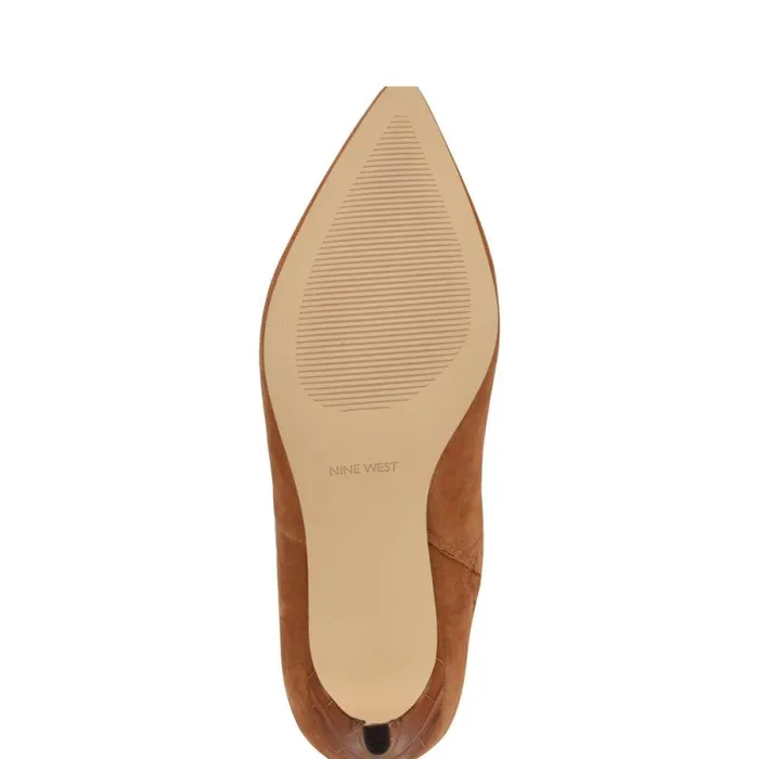 Sirena Heeled Dress Boots Natural Suede Women Nine West Heels Sirena Heeled Dress Boots Natural Suede Women Nine West Heels