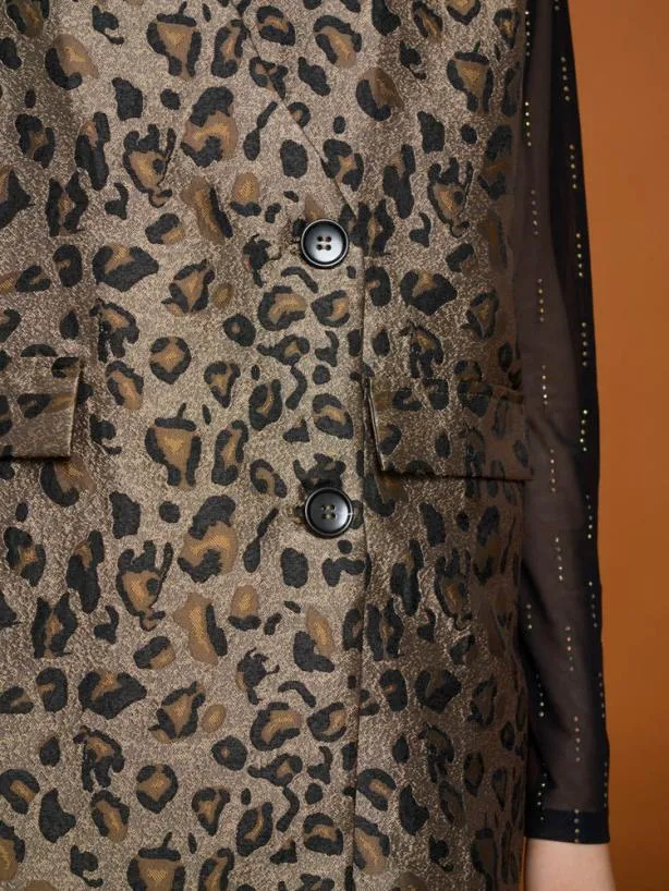Sister Jane Dresses Womenswear Ghospell Mabel Leopard Mini Dress Leopard