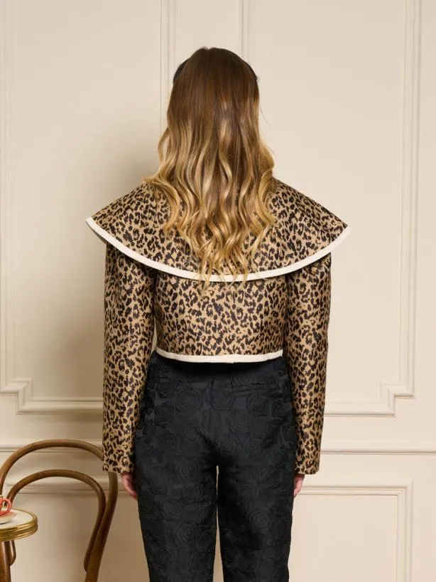 Sister Jane Jackets Womenswear Leonie Jacquard Jacket Leopard