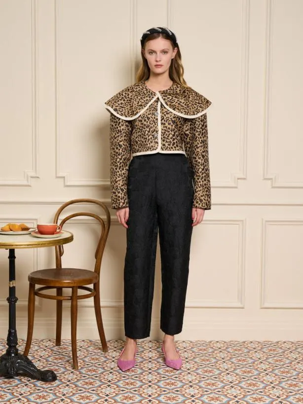 Sister Jane Jackets Womenswear Leonie Jacquard Jacket Leopard