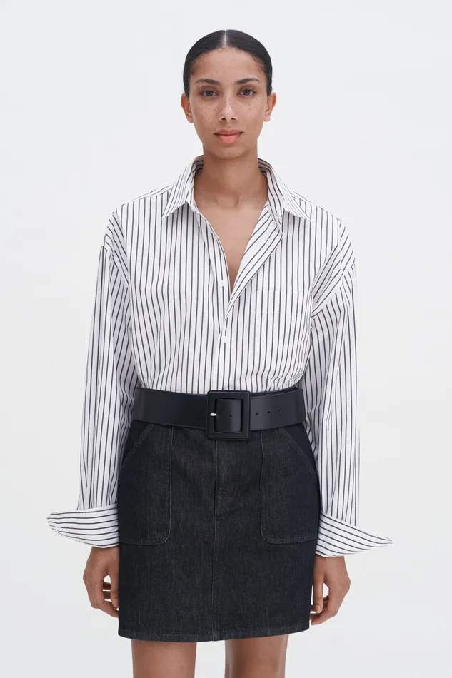 Skirts Patch Pocket Mini Skirt Black Wash filippak Women
