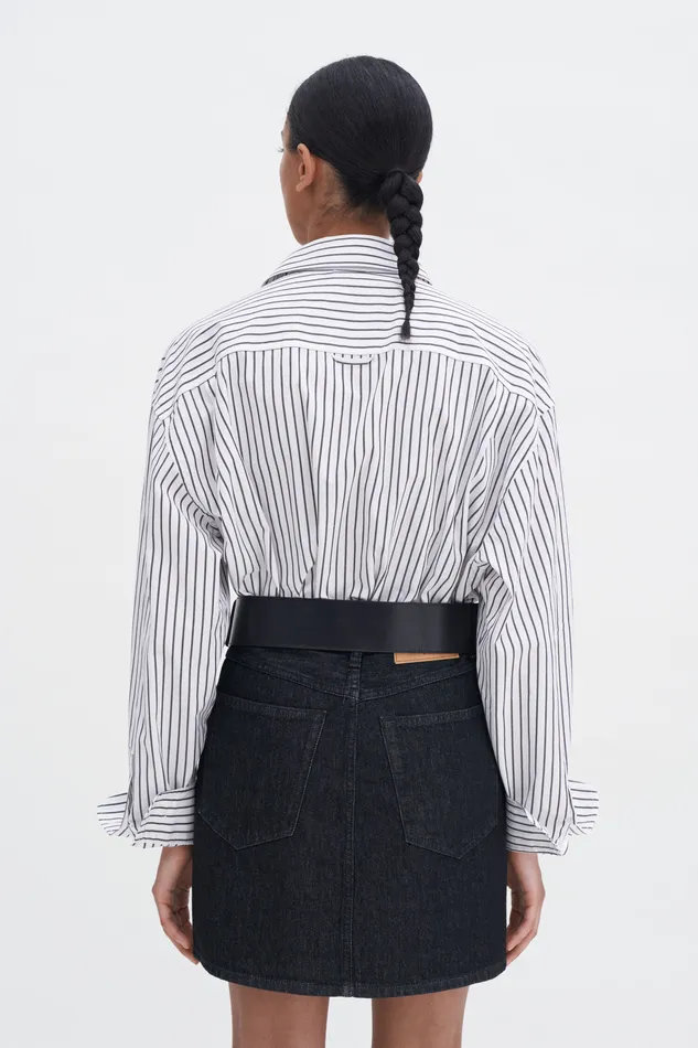 Skirts Patch Pocket Mini Skirt Black Wash filippak Women Skirts Patch Pocket Mini Skirt Black Wash filippak Women