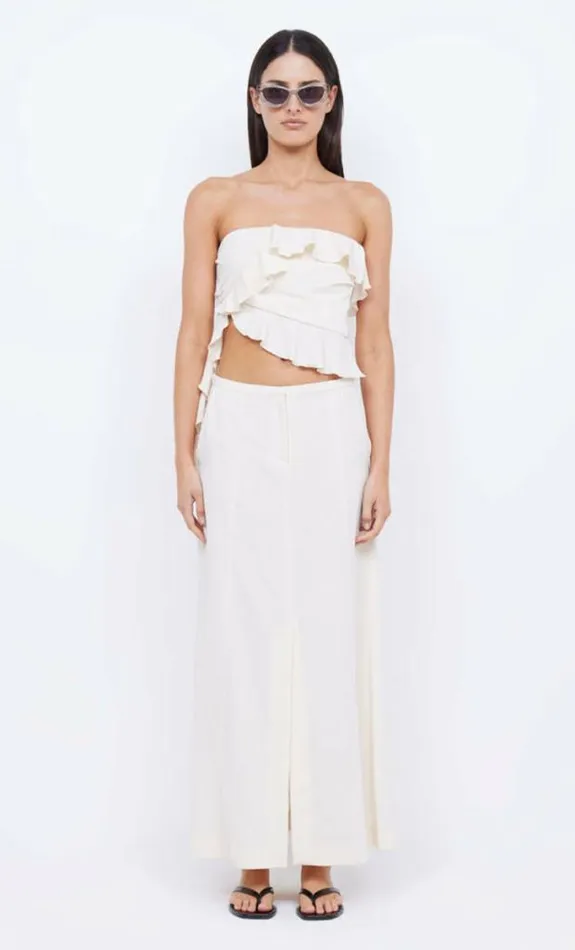 Skirts Shop Bec Bridge Coastliner Maxi Skirt Cream