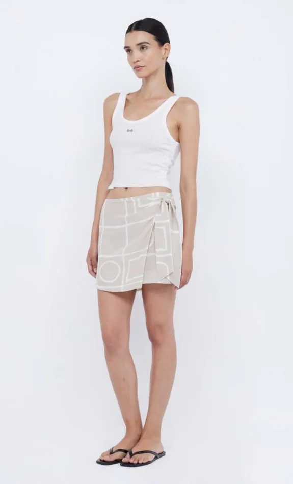 Skirts Shop Bec Bridge Salma Wrap Mini Skirt Checkers