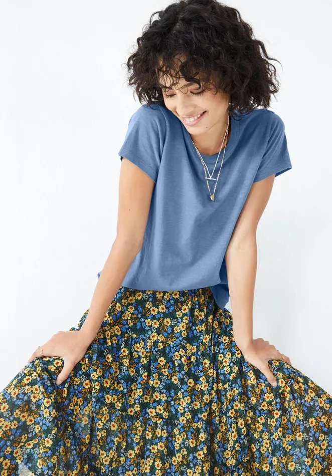 Skirts Women Hush Branwen Maxi Skirt Dark Pop Foral