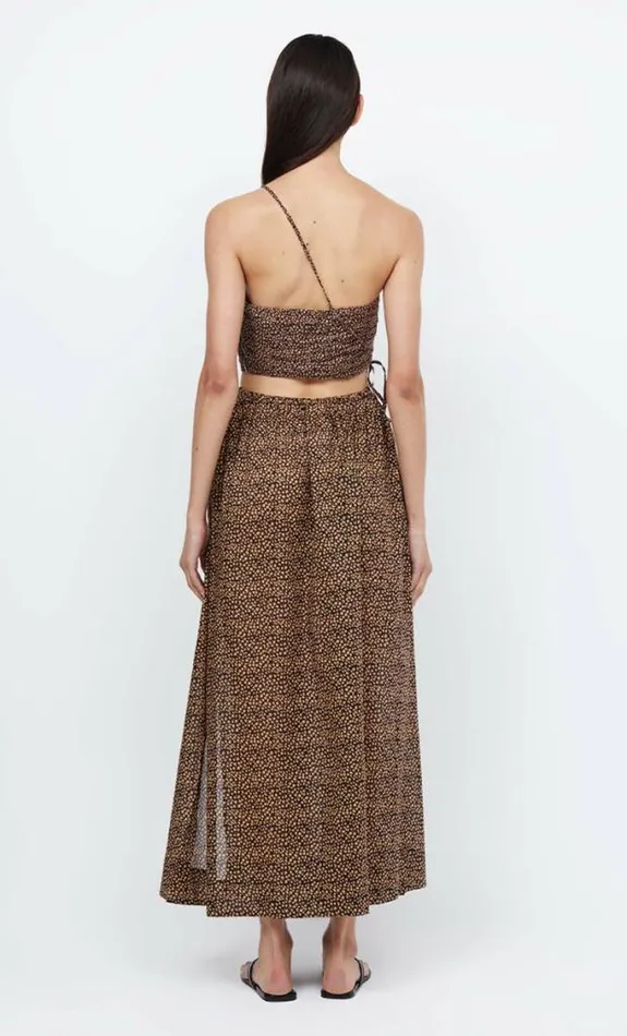Sleeveless Shop Bec Bridge Capri Asym Crop Top Bella Donna
