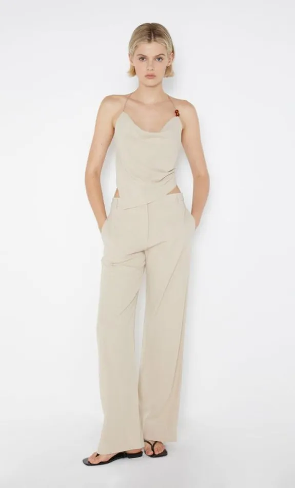 Sleeveless Shop Bec Bridge Desiree Halter Top Sand