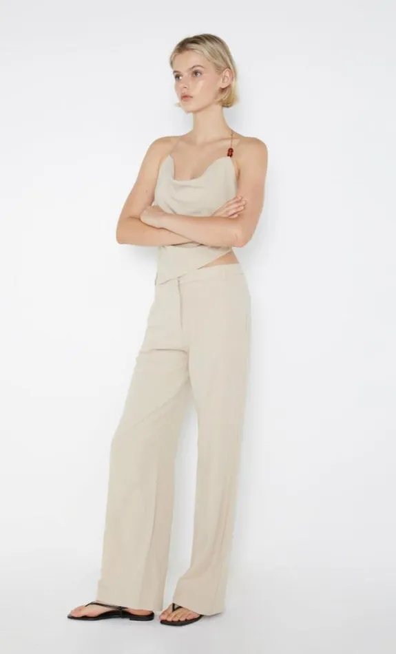 Sleeveless Shop Bec Bridge Desiree Halter Top Sand