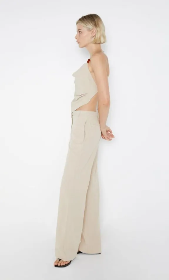 Sleeveless Shop Bec Bridge Desiree Halter Top Sand