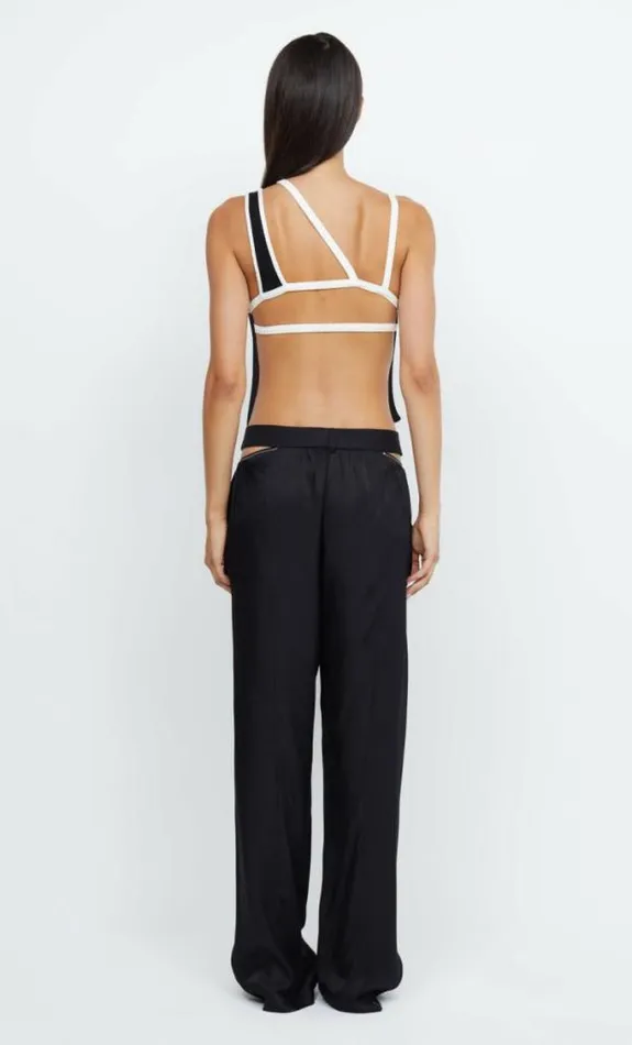 Sleeveless Shop Bec Bridge Hari Backless Top Blackivory