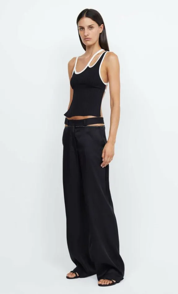 Sleeveless Shop Bec Bridge Hari Backless Top Blackivory