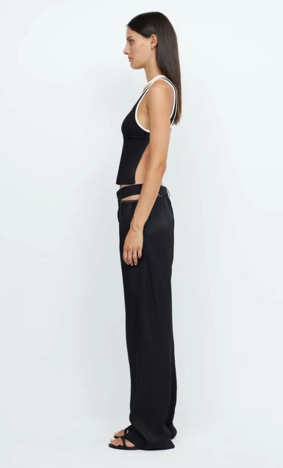 Sleeveless Shop Bec Bridge Hari Backless Top Blackivory